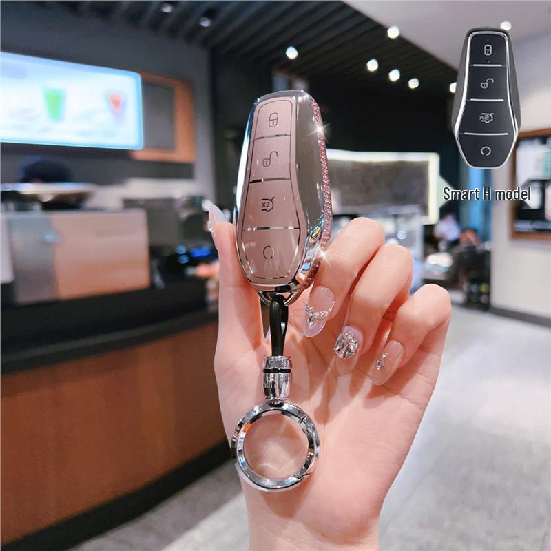 BYD Dolphin Key Cover & Woman's Car Buckle Bag for Han Song Plus, Tang DMMI, Qin Pro, Yuan E2, MX.