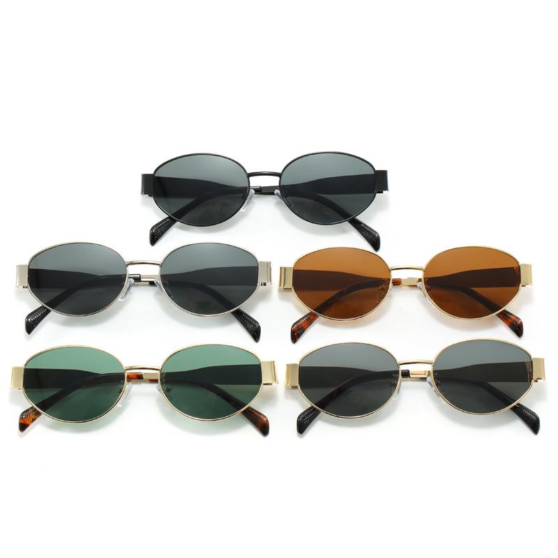 Women's 2025 High-End Retro Cat-Eye Arc De Triomphe Oval Polarized Sunglasses