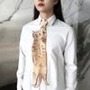 Unique Animal Pattern Tie Lifelike Novelty Necktie Gift Cat-shaped Tie  Special Events