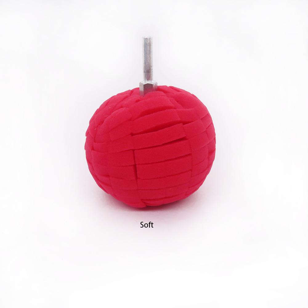 Car Polishing Pad Buffing Foam Sponge Pad Cone Polisher Buffer Pad Automotive Waxing Kit for Car Wheel Hub Headlight Polishing