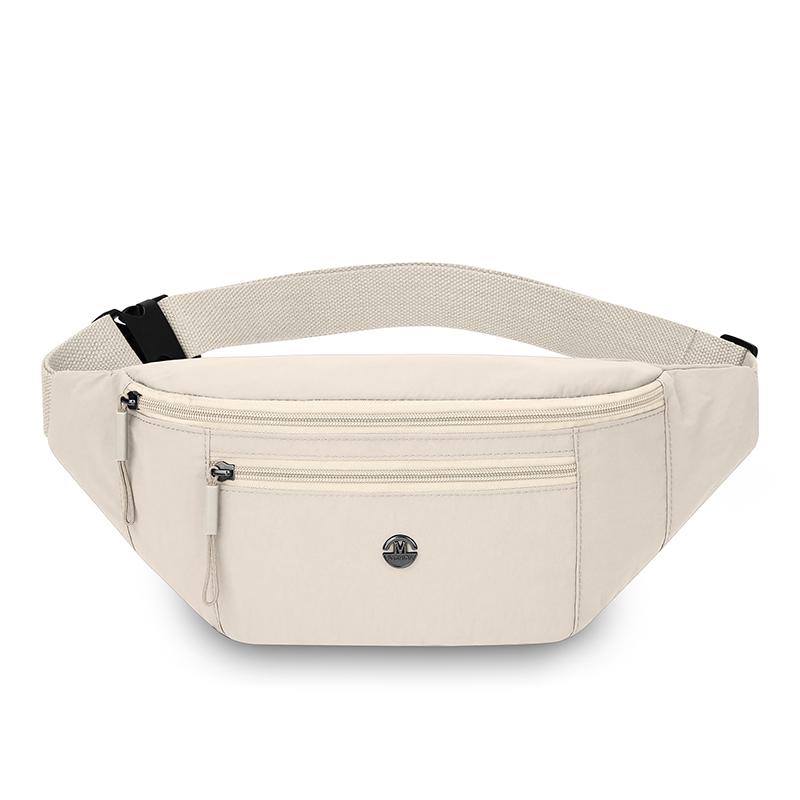 

Нейлоновая водонепроницаемая поясная сумка, наплечная сумка-слинг для женщин, регулируемый ремешок, дорожный кошелек, роскошная летняя сумка для девочек белый