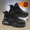 High-top men's shoes winter new velvet warm thickened cotton shoes sports dad shoes outdoor snow boots