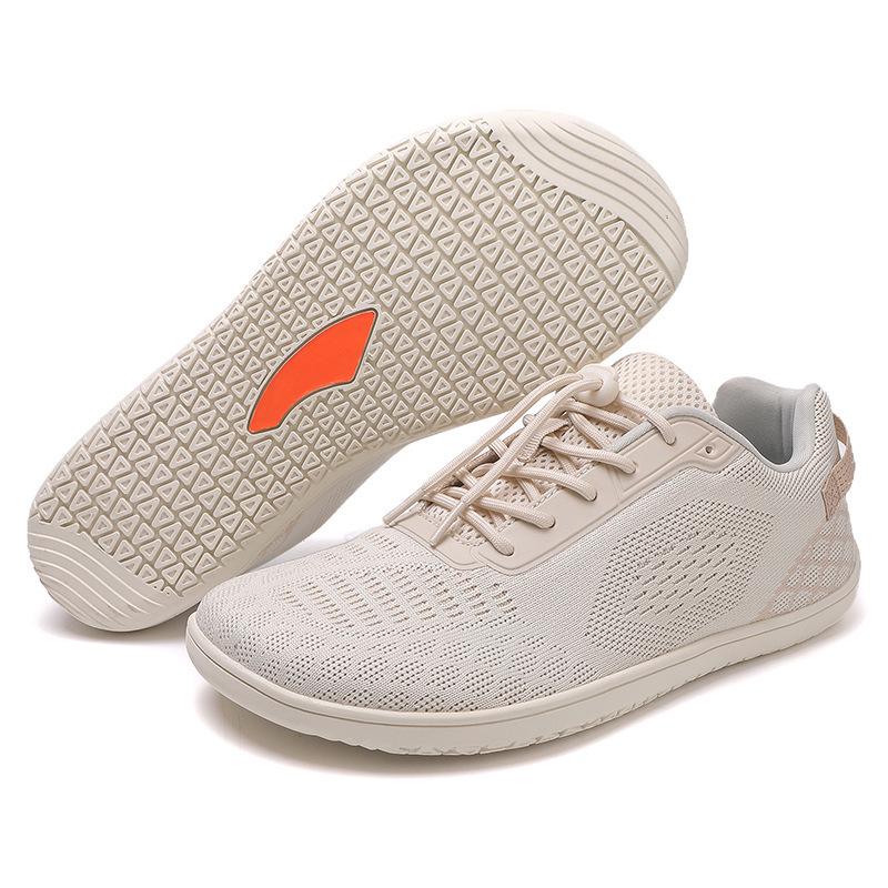 Men's Breathable Wide-Toe Barefoot Casual Shoes - Large Size, All-Season Walking Shoes