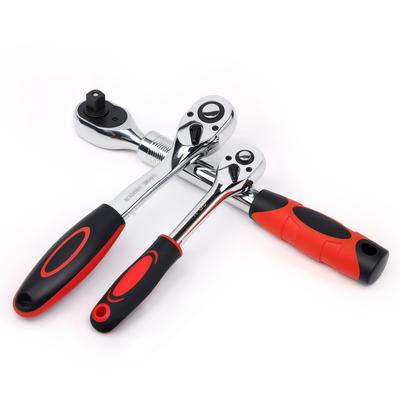 72teeth 1/4" 3/8" 1/2" Adjustable Extension Ratchet Handle Wrench Long Rotating Telescopic Socket Ratchet Wrench Spanner