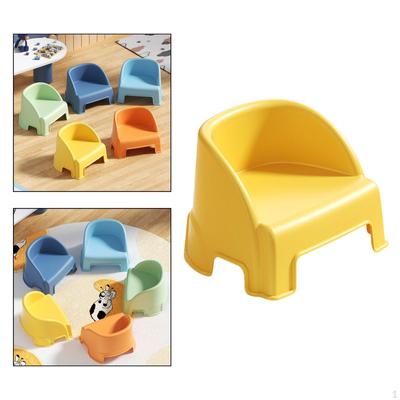 Children's Stool with Back for Easy Shoe Changing In Living