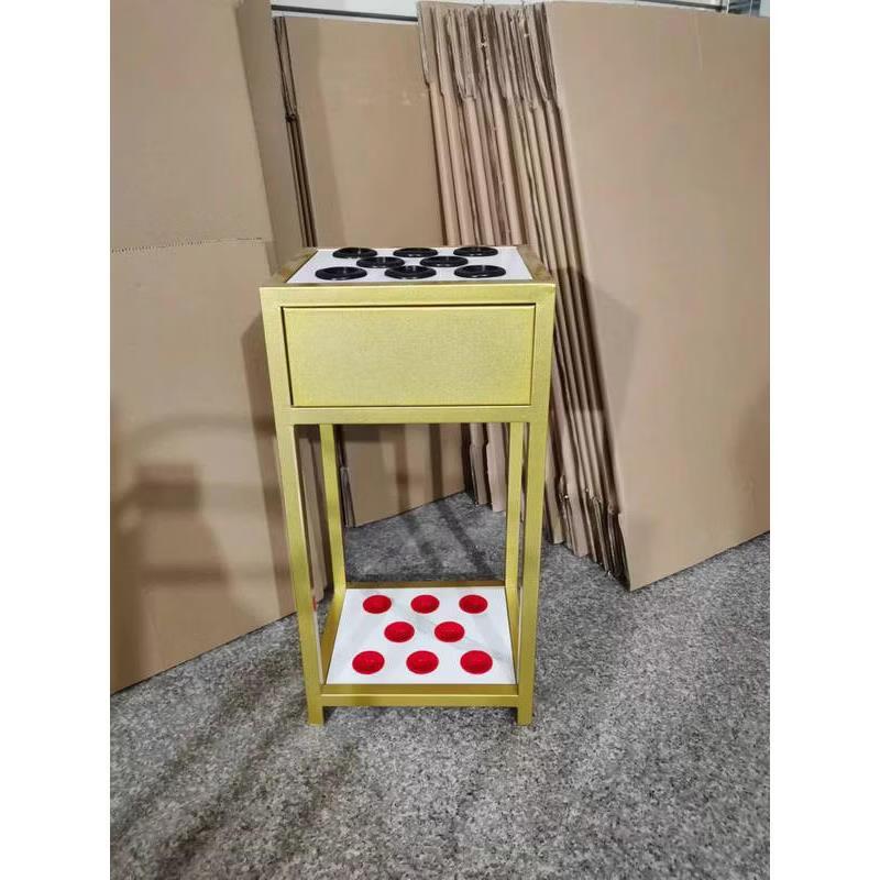 Nano Gold 8-Hole Floor Billiard Cue Rack