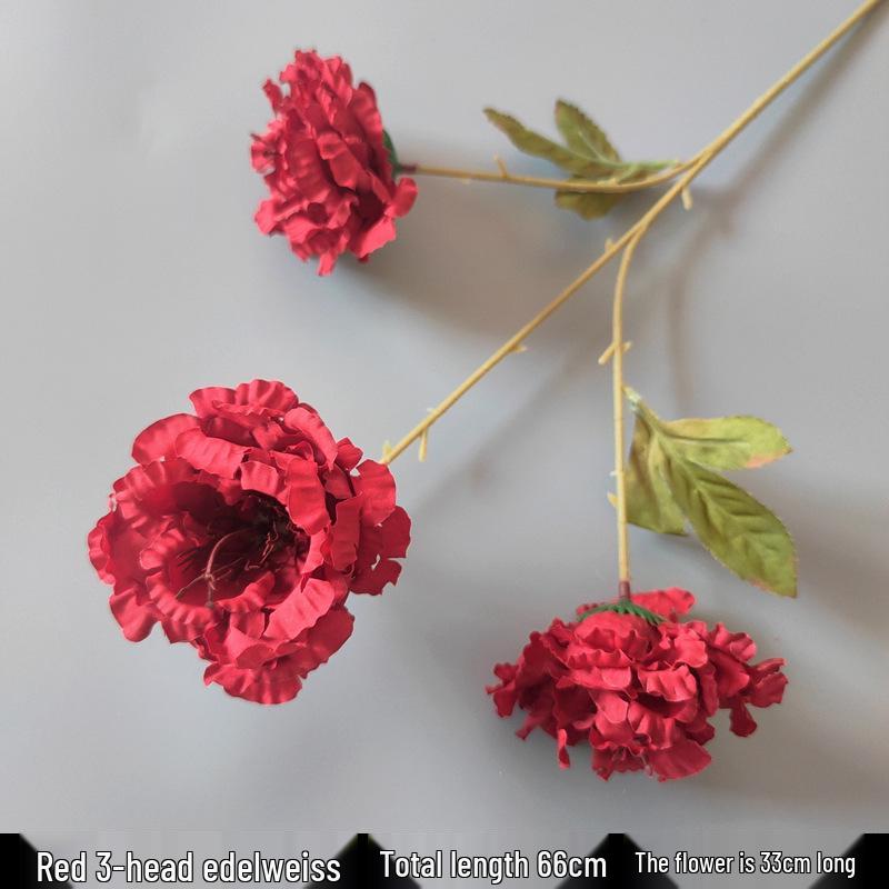 Shunran Dark Red Wine Artificial Wedding Flowers for Chinese Engagement Décor & Aisle Hanging Displays