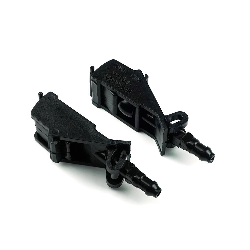 BSP1047 2 Pieces Front Windscreen Washer Jet Nozzle 6E0955985 for VW Golf Jetta Bora MK4 Passat B5 Polo Seat Skoda