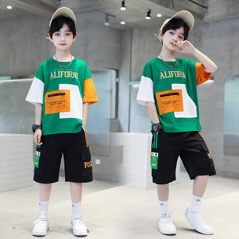 Children's Clothing, Boys' Summer Suits, Summer Boys' Sports, Thin Summer Models, Big Children