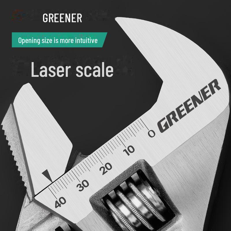 Green Forest Multifunktioneller verstellbarer Schraubenschlüssel mit großer Öffnung für Badezimmerrohre