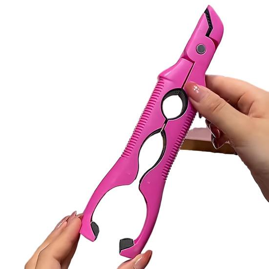 Anti-scald Bowl Clamp 3-in-1 Heat-Resistant Kitchen Tongs with Built-in Jar Opener Multi-angle Hot Plate Gripper Tongs