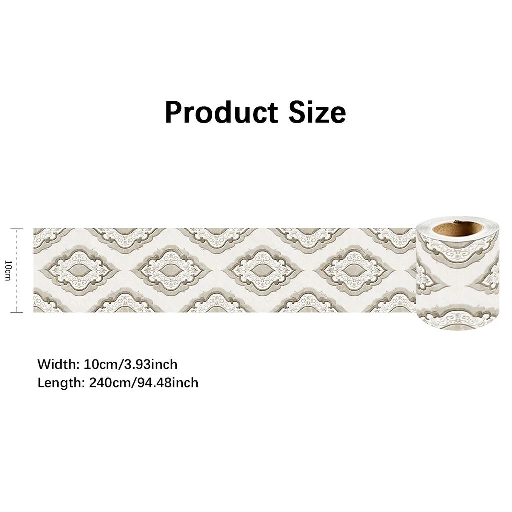 24 Styles Peel & Stick Wall Panels Trim - Waterproof Bathroom Molding for Tile Flooring, Home Staging & Rental Friendly Decor