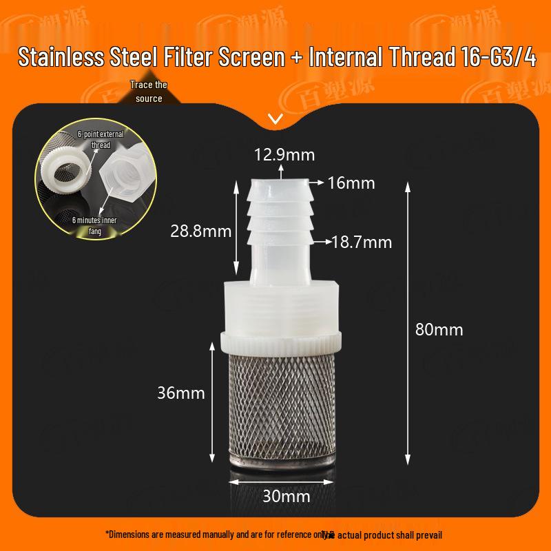 

Кришка фільтра для акваріума з пластику PP та нержавіючої сталі з 4-точковим штуцером для шланга помпи