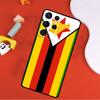 Zimbabwe Flag Phone Case For Samsung Galaxy S25 Ultra S24 Ultra S9 S10 S20 S21 S22 S24 Plus S23 FE Cover