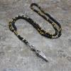 Hot Selling New Men Necklace From Europe and America Tiger Eye Stone Fused Rock Pendant Men Prayer Bead Necklace