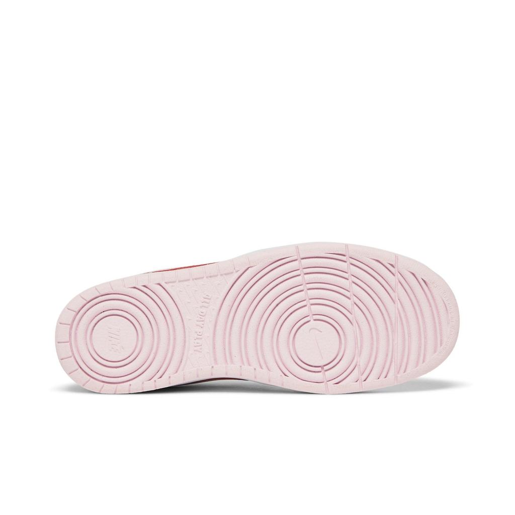 Nike Court Borough Low 2 SE Grade School 'White Pink Foam' (Unisex) White / Pink Foam Kids' Skateboarding Shoes DQ0492 100