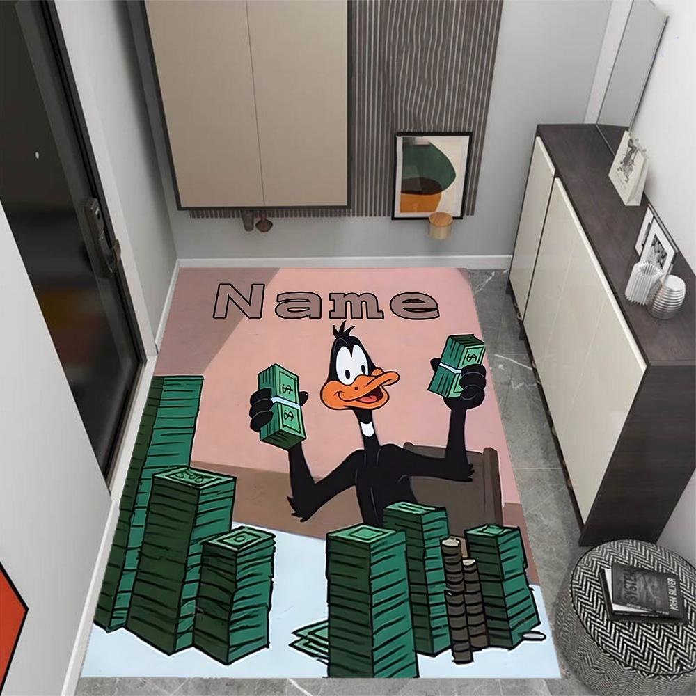 Looney Sweet Tweet Adventure Customizable Name Floor Rug Office Rug Perfect for Playrooms Outdoor Living Rooms Dormitory Antislip Carpet Decorate Offi