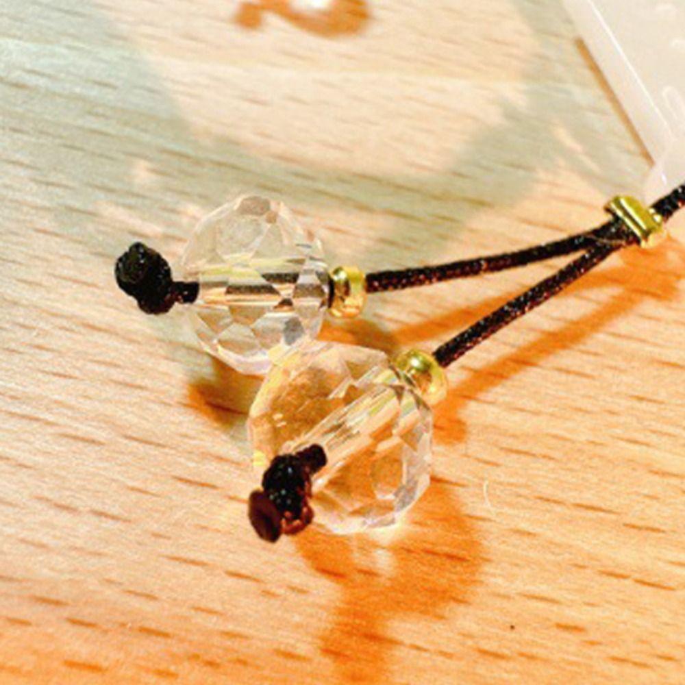 Four Leaf Clover Mobile Phone Chain Chinese Style Mobile Phone Strap Phone Pendant  Jewelry Gift