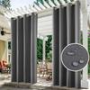 1/2/3/4 Outdoor Curtains for Patio Waterproof, Light Filtering Privacy Outside Curtains for Living Room, Gazebo, Porch, Pool