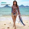 2025 Long Sleeve Russian Bikini Swimsuit with Shorts Set