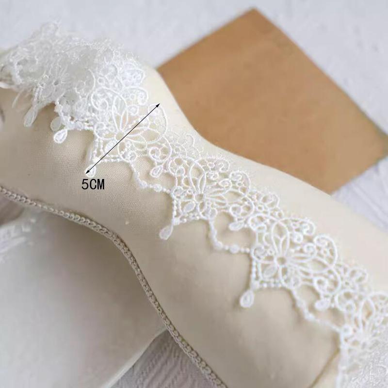 1 Yard Negru Alb Dantelă de Înaltă Calitate Accesorii Dantelă pentru Cusut Haine DIY Dantelă pentru Cusut Lățime 5cm