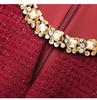 High-End Lurex Tweed Autumn/Winter Banquet Gown Dress - Nanyou Collection