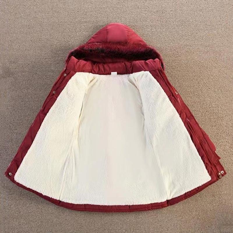 Giacca invernale per ragazza Giacca addensata per bambini Giacca invernale per bambini imbottita in cotone