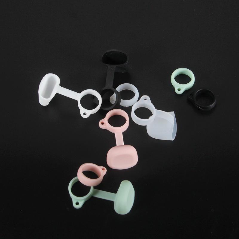 Portable Electronic Cigarette Silicone Ring Lanyard Ring Flat Mouth Dust Cap Accessories