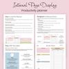 B5 Productivity Planner, Daily and Weekly Organizer with Priorities,To-Do List,Schedule,Floral Cover Journal for Time Management
