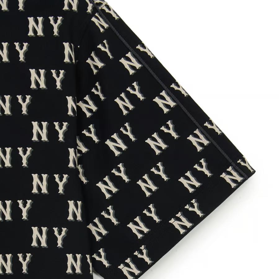 New MLB New York Yankees Overfit T Shirt Unisex Black 3ATSM0553-50BKS