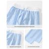 MINISO Women's Summer High-Waist Plaid Wide-Leg Pants