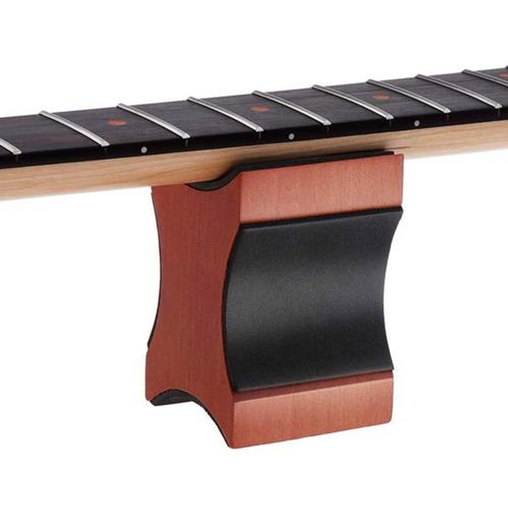 2 Usage Height Guitar Neck Rest Mahogany Material Guitar Neck Stand Holder Bass Mandolin