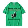 Zgubiłem mojego kota miłości Śmieszne Czarne Koty Mem Koszulki Unisex Damskie Codzienne Bawełniane Vintage Krótki Rękaw Koszulki Oversize Unisex