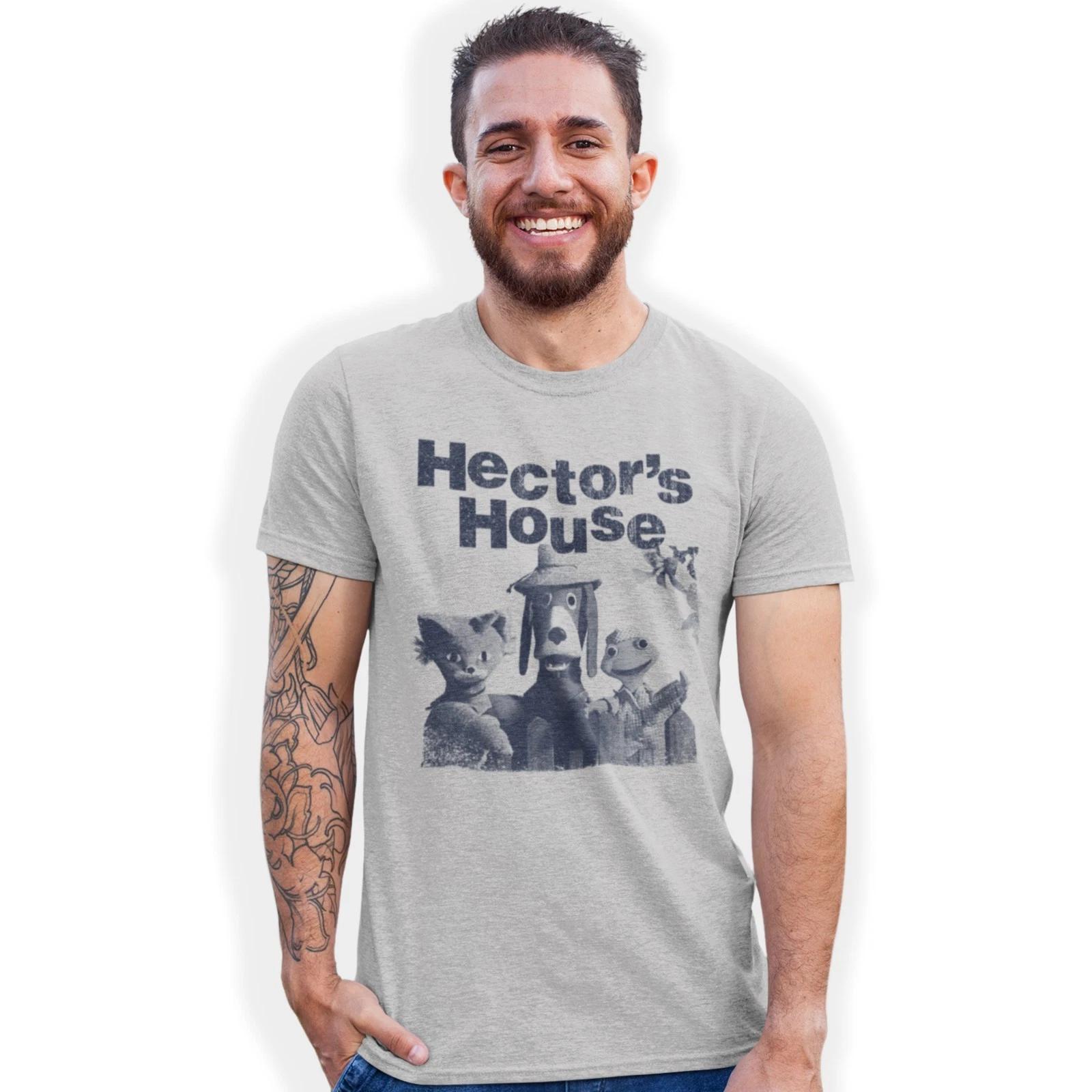 Hector s House Retro Kid s TV Hand Printed T-Shirt Birthday Gift L
