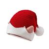 Striped Pattern Christmas Hat Knitted Knitted Hat Christmas Holiday Gift Elf Santa Cap  New Year