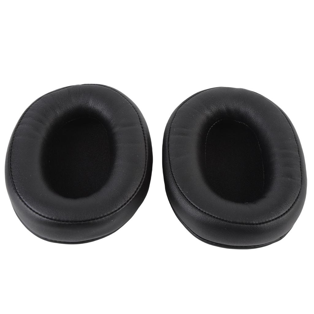 2 Pcs Headphone Ear Pads Comfortable Sound Insulation Protein Leather Headset Ear Cushions for ATH-M50X M40X M30X M50