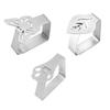 4Pcs Stainless Steel Tablecloth Clips Decorative Leaf Butterfly Tablecloth Clamp Table Cover Clamps For Picnic Bbq Wedding Decor