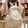 Sac à dos Style Ins Coréen Étoile Sac à dos pour Femmes Grande Capacité Collégiennes Lycéennes Sac d'école Sac à dos de Voyage Loisirs