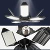 45/60W Leistungsstarke Garagenleuchte LED Faltbare LED-Lampen E27 Verstellbare Mehrfeld-Deckenleuchte für Werkstattlagerbeleuchtung