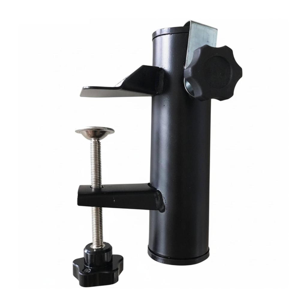Umbrella Holder with Clamp Heavy-Duty Mount Adjustable Screws for