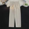 Men's Ice Silk Nine-Point Casual Pants - Loose Fit Summer Sports Trousers
