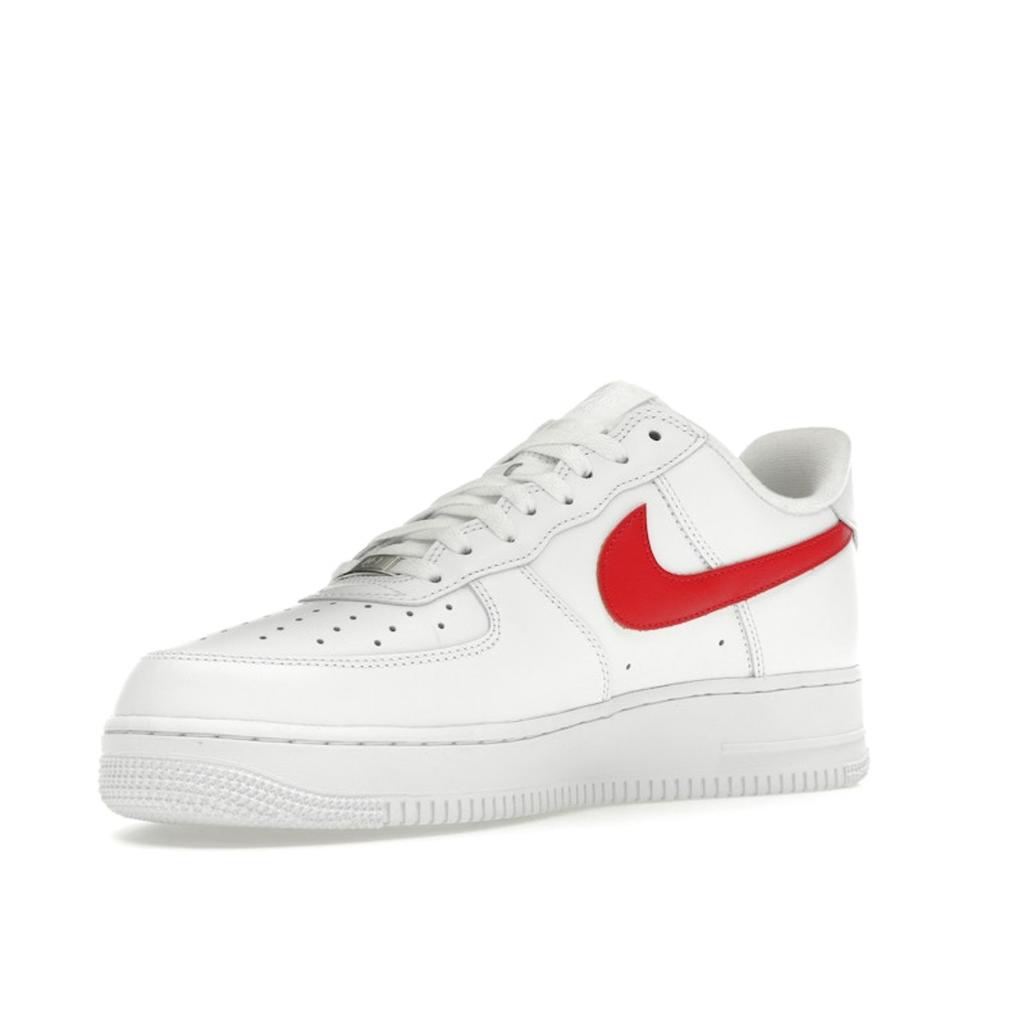Nike Supreme X Air Force 1 Low Box Logo - Speed Red Shanghai Exclusive Unisex Sneakers White CU9225-101