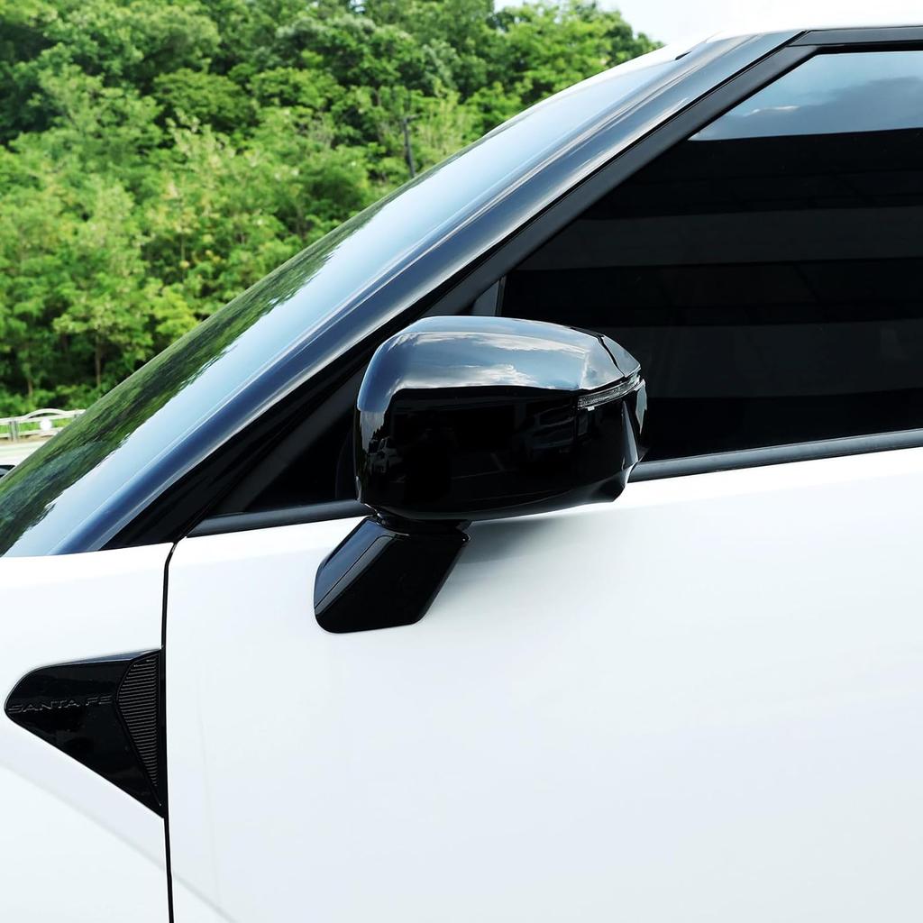 Rear View Mirror Cover Side Rear View Mirrors Cover Car Mirror Covering Cap Protective Caps Compatible with Hyundai Santa Fe 2024-2026