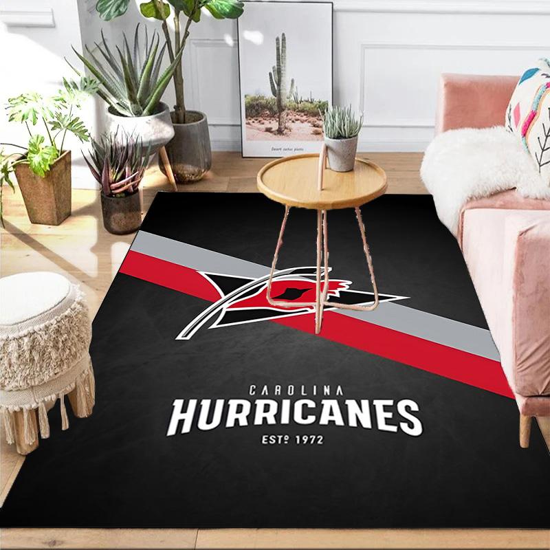Hurricanes Team Spirit Area Rug Suitable for Indoor And Outdoor,Carpets for Kitchens, Homes, Offices, Living Rooms,Home Decor,Christmas Gift