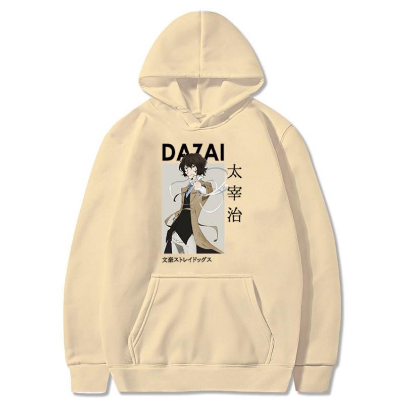 Bungo Stray Dogs Anime Hoodie Lässiger Fleece Pullover für Jugendliche