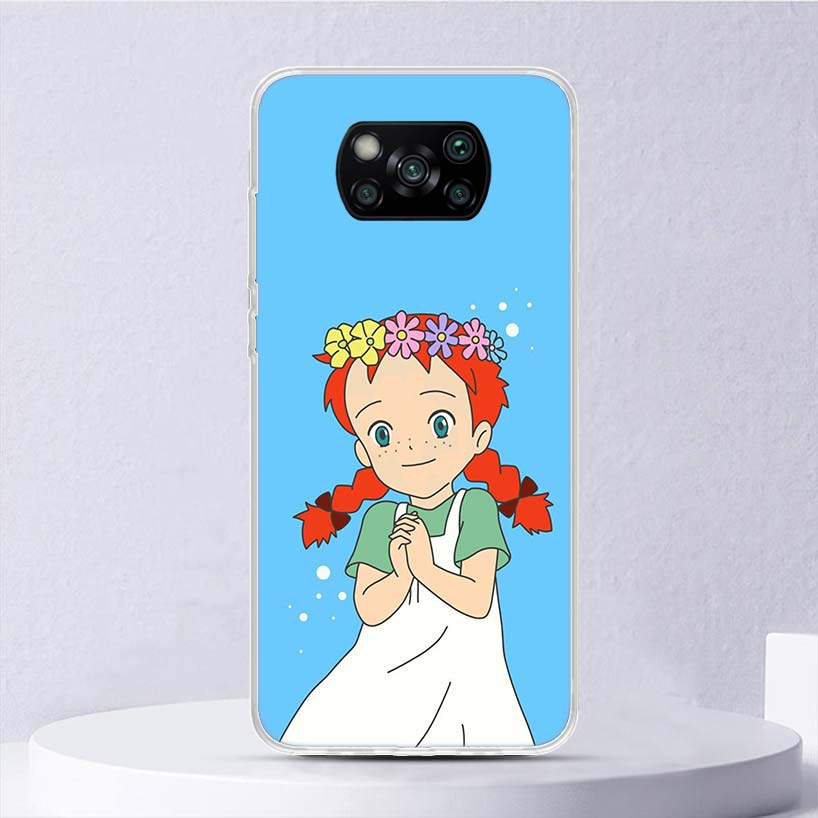 

A-Anne Of Green Gables Shirley Soft Case For Xiaomi Poco X7 X6 X5 X4 X3 Nfc F7 Ultra F6 F5 Pro Phone Cover F4 Gt F3 M5S M4 M3 M5 Xiaomi PocoX3(X3NFC)