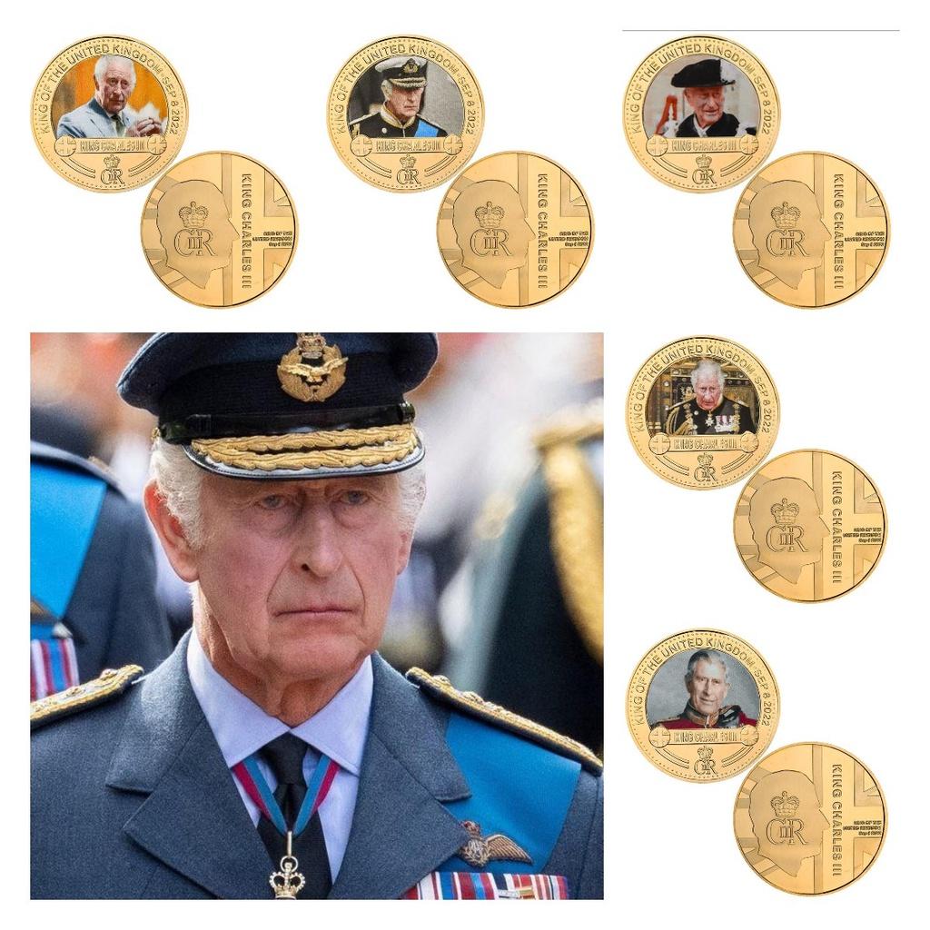 Stunning British King Charles Commemorative Coin Collection In Gift Box