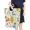 Laundry Hamper Bucket Cute Woodland Animals Trees Mushrooms Berries Collapses Laundry Basket Washing Bin for Home Organizer Nursery Storage Baby