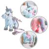 Electric unicorn plush toy, 353010cm, multiple colors available, can walk, sing, twist and make sounds