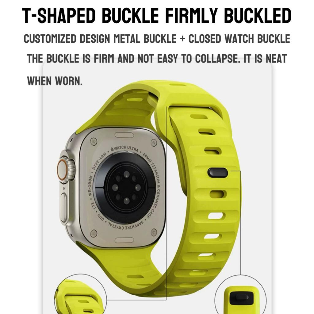 Silikonový řemínek pro Apple Watch Band ultra 2 49mm correa Náramek pro iwatch 9 8 7 6 5 SE 4 3 2 1 44 mm 40 mm 41 mm 45 mm 38 mm 42 mm řemínek k hodinkám
